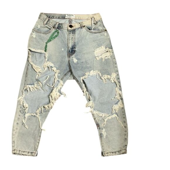 One Teaspoon Distressed Capri Jeans Pants(Size 26) - Picture 4 of 8